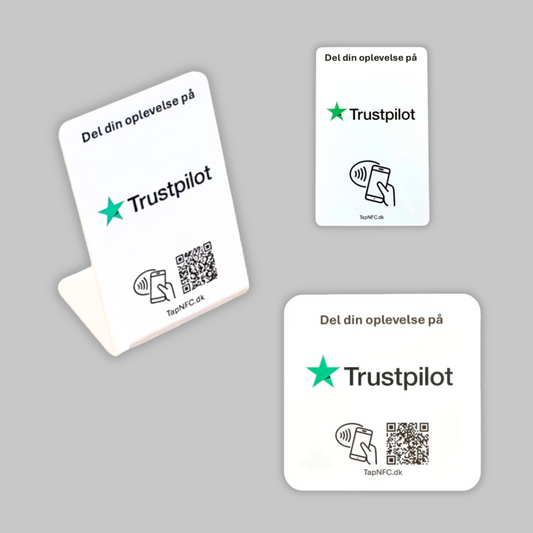 Anmeld os på Trustpilot - pakke