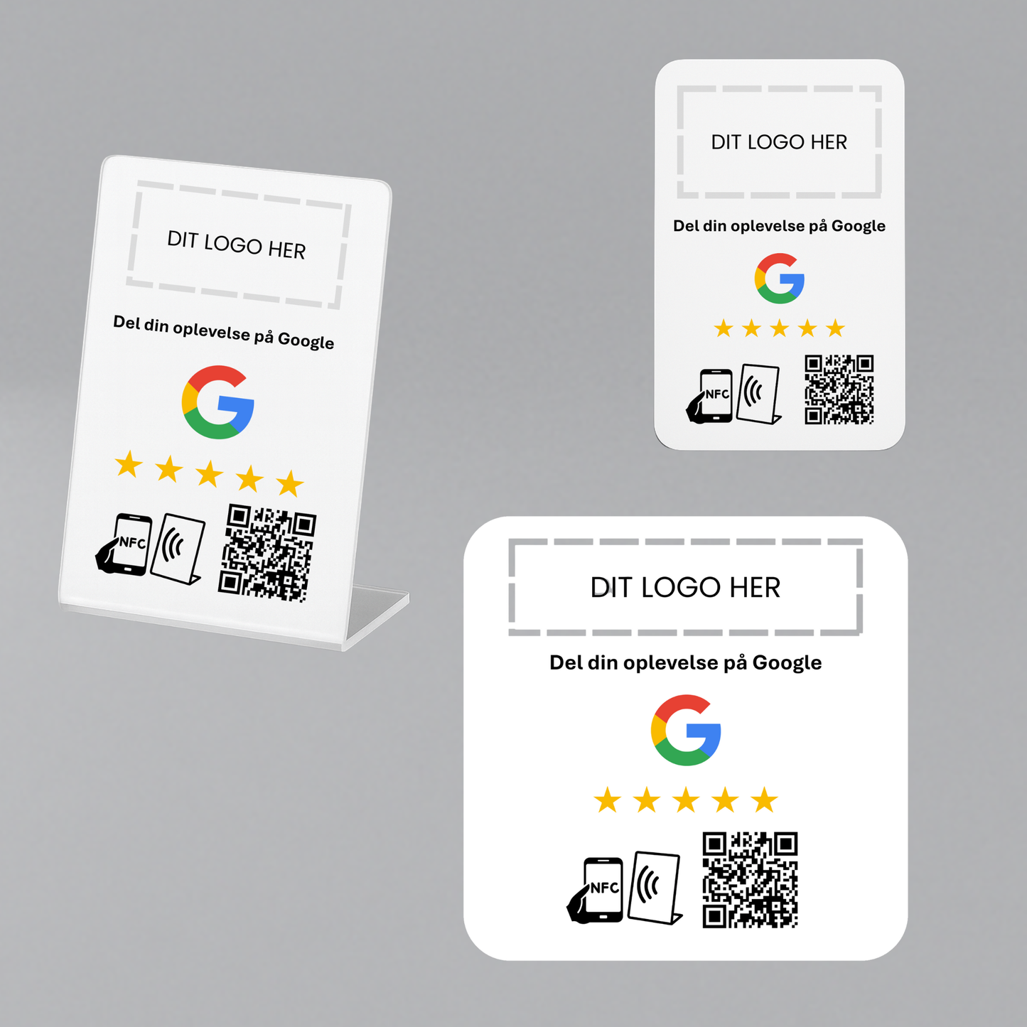 Anmeld os på Google - komplet pakke