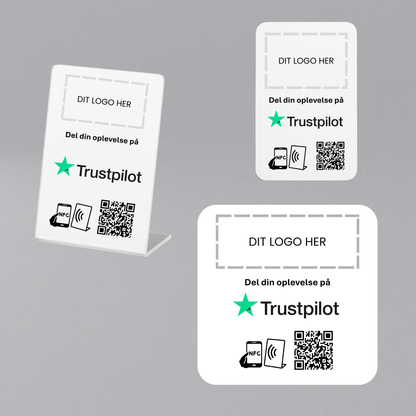 Anmeld os på Trustpilot - komplet pakke