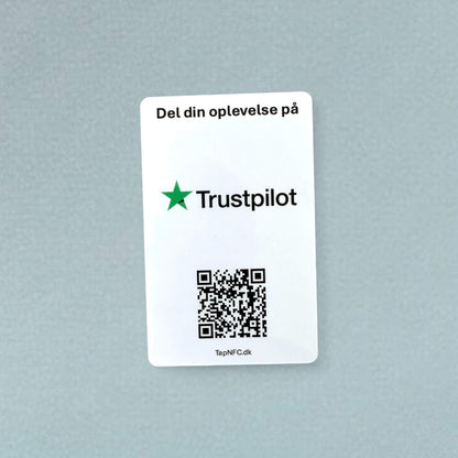 Anmeld os på Trustpilot - Standard pakke