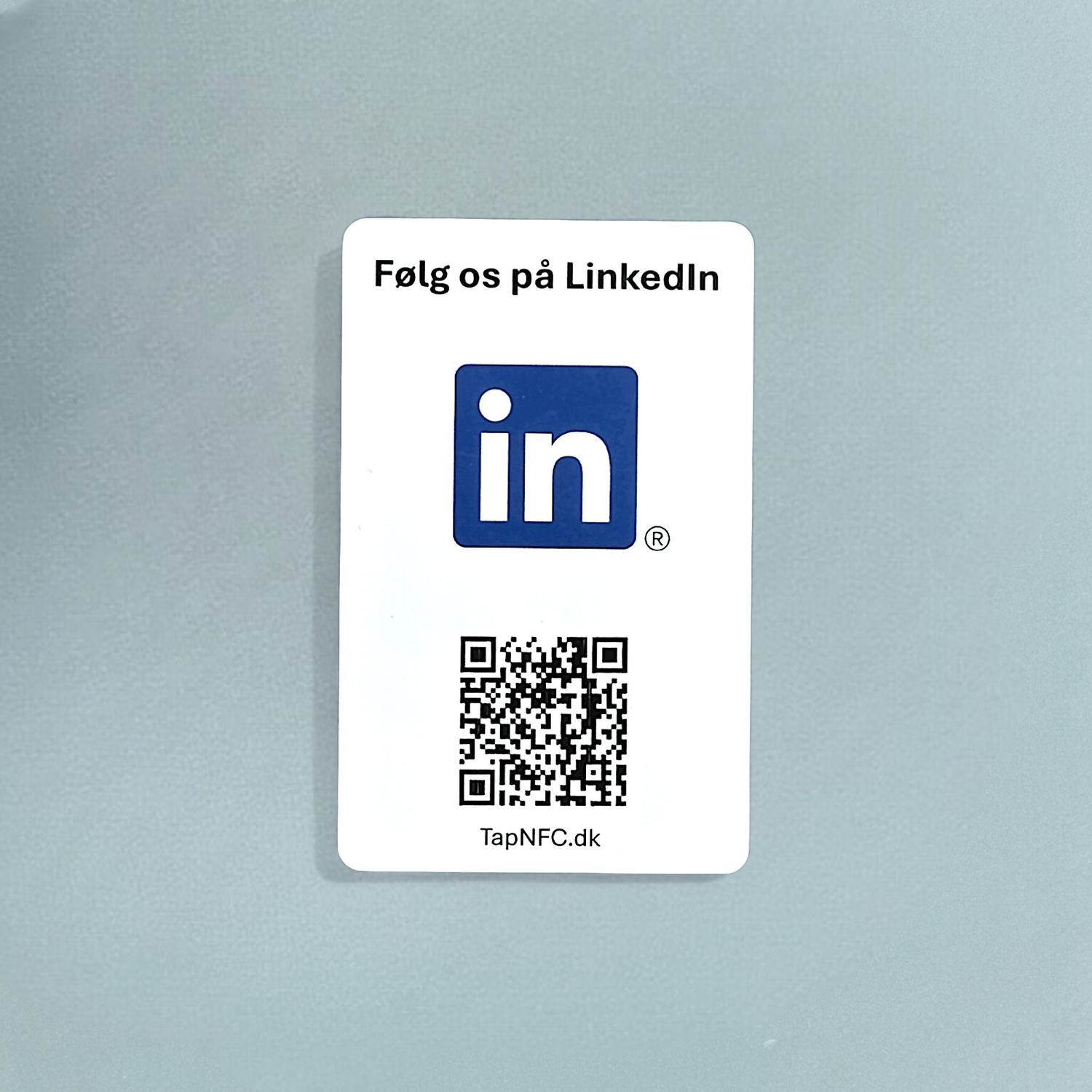 Kort til LinkedIn med NFC og QR kode – gør det nemt for kunder at interagere med din virksomhed.
