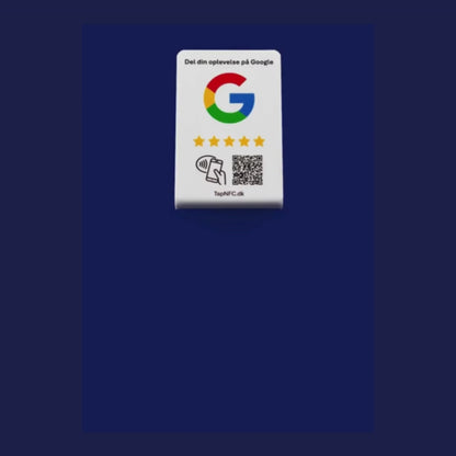 Anmeldelseskort-NFC-QR-kode-til-googleanmeldelser